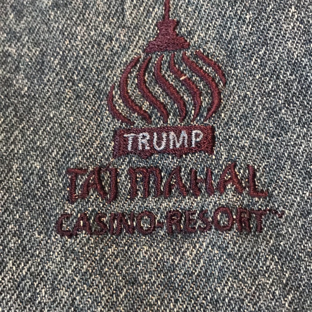 Trump Tai Mahal Casino-Resort Denim Jacket!!! - Picture 2 of 4